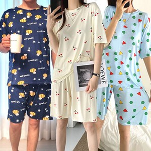 꿈잠옷세트 반팔세트 반팔잠옷 커플잠옷 수면잠옷 상하의세트 프릴잠옷 상하세트잠옷 주니어잠옷 반팔반바지세트 남성잠옷 남여공용잠옷 파자마 여름잠옷 빅사이즈잠옷