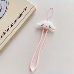 범쓰컴퍼니 캐릭터 손목 핸드폰 실리콘 휴대폰 스트랩 악세사리, 시나모롤, 1개