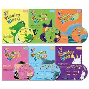 [제이와이파닉스] JY Phonics Kids 1 2 3 4 5 6 노부영 파닉스, 1 Student Book