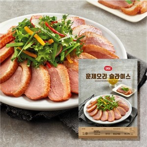 사세 훈제오리 슬라이스 800g, 1개