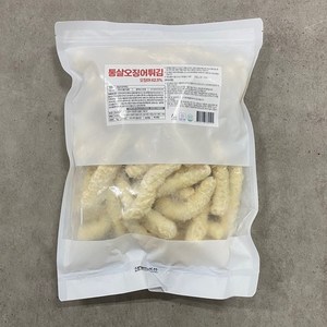 통살오징어튀김 1kg, 2개