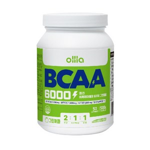 올라 BCAA 6000 [그린애플 Upgrade] 500g, 1개