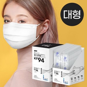 KF94 덴탈 마스크 개별포장 국산 학교 허용 퓨린스케이, 1매, 30개입, 화이트
