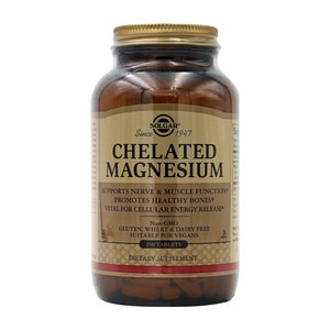 솔가 킬레이트 마그네슘 250정 (타블렛) Soga Chelated Magnesium 250 Tablets, 1개