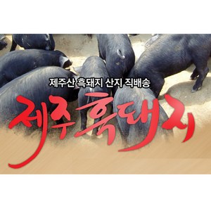 탐라몰 제주 흑돼지 오겹살 목살 전지 1kg 2kg 3kg, 1박스, 흑돼지 앞다리살(수육용) 2kg(2팩)