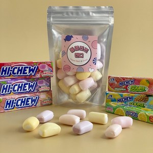 동결건조 모리나가 하이츄 Hi-Crunch 사탕 카라멜 캔디, 1개, 100g