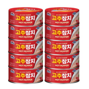 사조 고추참치 85g 안심따개, 30개