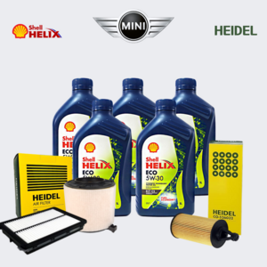 미니쿠퍼 D 컨트리맨 (11년-현재) 엔진오일6L+오일필터+에어필터, 1세트, 오일필터+에어필터+엔진오일