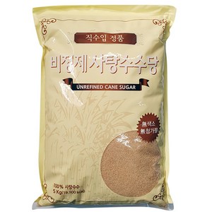 직수입정품 우리존 비정제 사탕수수당 5kg, 4개