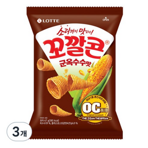 롯데제과 꼬깔콘 군옥수수맛, 67g, 18개