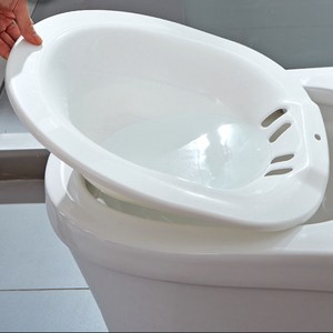 [지넥스] 좌욕기 여성 위생케어 변기형 좌욕통 - 산후회복과 청결을 위한 필수템, 화이트, 1개