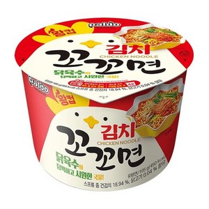 팔도 김치 꼬꼬면 왕컵 105g, 4개