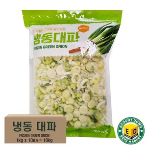 냉동 대파 슬라이스, 10개, 1kg