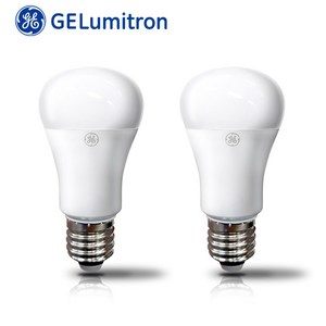 GE루미트론 LED 전구 7W E26 주광색/전구색 x 2개, 주광색