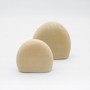 미미네아쿠아 파스텔 타원형 스톤모양 장식품 (소) 베이지, 1개
