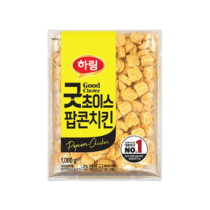 하림 굿초이스 팝콘치킨 1kg, 1개