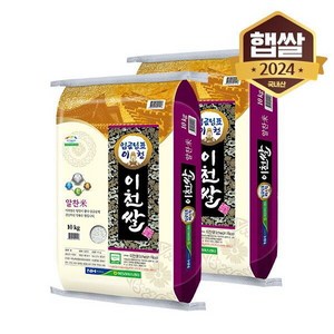 이쌀이다 24년 햅쌀 임금님표이천 알찬미 20kg, 1개, 20kg(특등급)