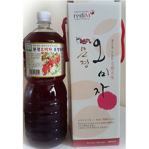 문경오미자 유정농원 오미자청원액 1800ml 당일발송, 1.8L, 4개입, 1개