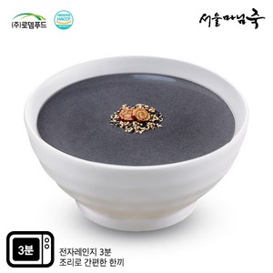 [서울마님죽] [DO143]엄마의맛! 든든한 아침식사 흑임자죽500gx3봉, 500g, 3개