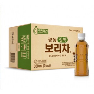 광동 밀싹보리차 무라벨 330ml 40개