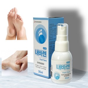 내바렌 뿌리는 무좀 발 관리 약 스프레이 40ml 2개, 1개입