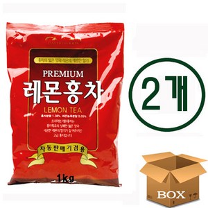 대호 레몬홍차 1kg 자판기용 차음료 아이스티 분말 자판기용 아이스티, 1개입, 2개