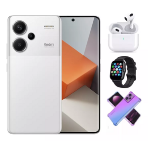 샤오미 레드미 노트13 프로 플러스 5G 글로벌 버전 Xiaomi Redmi Note 13 Pro Plus 200MP OIS 카메라 1.5K 120Hz AMOLED 120W, 하얀색 12GB+256GB, 256GB