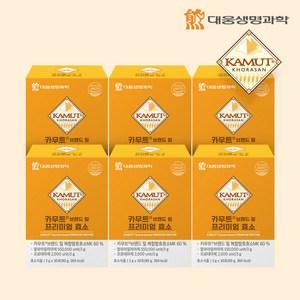 대웅생명과학 카무트R 브랜드 밀 프리미엄 효소, 6개, 90g
