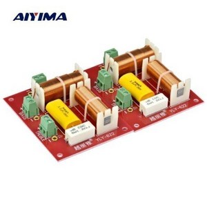 오디오 전원 필터 AIYIMA200W 2PCS 양방향 고음 저음 스피커 크로스 오버 트위터 우퍼 2 유닛 주파수 분배기