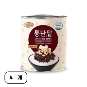 리치스 통단팥, 3kg, 4개