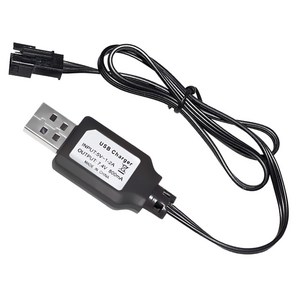 올칩 7.4V 리튬 배터리용 SM-3P USB 충전기 RC카 드론 보트 호환 충전 케이블, (SM3P) 7.4v USB충전기, 1개, (SM3P) 7.4v USB충전기