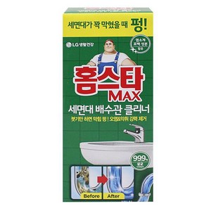 홈스타 맥스 세면대 배수관 클리너, 230ml, 1개