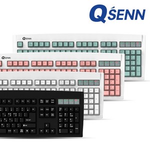 큐센 QSENN SEM-DT35W 무선키보드 키스킨포함 민트, 큐센 QSENN SEM-DT35 무선키보드