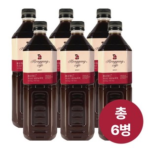 [마법의생강 홍강] 홍강청C plus 대용량 카페 홍강청, 6개, 1개입, 1.2kg