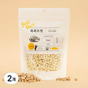 촉촉트릿 초미니트릿 고양이 동결건조 간식, 연어, 120g, 2개