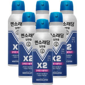 멘소래담 딥앤쿨 에어로솔 스프레이파스 150ml, 1개입, 6개