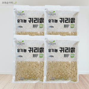 [초록숟가락]유기농 귀리쌀 800g 국내산 오트밀 국산귀리, 4개