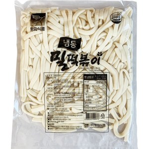 밀떡볶이 누들떡 떡사리 후루룩 냉동 밀떡 대용량 2kg, 납작, 1개