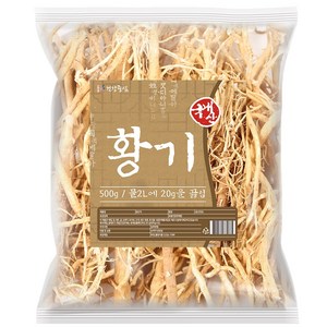 건강중심 국산 황기 통황기 뿌리, 500g, 2개