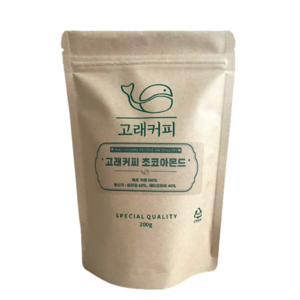 고래커피 초코아몬드 홈카페 원두납품, 커피메이커, 500g, 1개