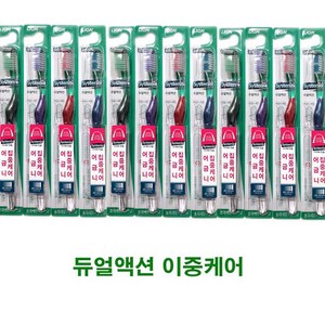 라이온 시스테마 듀얼액션 이중케어 12개(낱개) 초극세모+일반모, 12개, 1개입