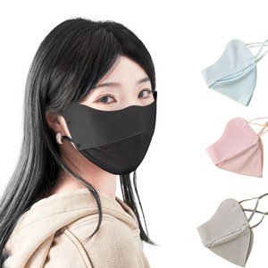 햇빛차단 마스크 골프 등산 여름 쿨마스크 인증제품, 블랙, 햇빛가리개마스크 블랙