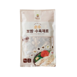 순수 보쌈 수육재료, 1개, 70g