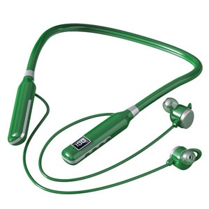 Fowod 넥밴드형 블루투스 이어폰, 녹색, BT-7
