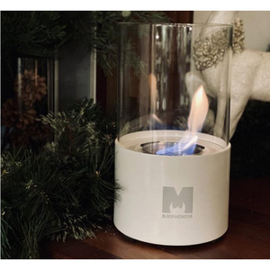 블랙몬스터 캠핑 원형 바이오 에탄올 난로 블랙엠 불멍 벽난로 C20