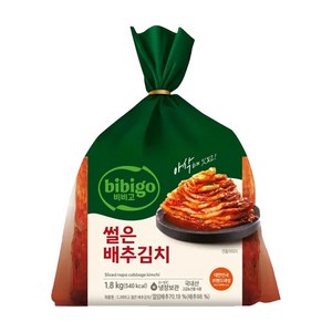 비비고 썰은 배추김치, 1.8kg, 2개