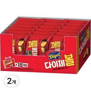 오리온 다이제볼 미니팩, 421.2g, 2개