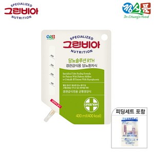 [정식품] 그린비아 RTH 당뇨솔루션 400mlx20포(경관급식용), 400ml, 20개