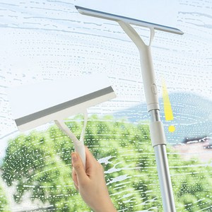 리빙공감 롱 스퀴지 화장실 욕실 바닥 유리 물기제거 청소, 화이트, 1개