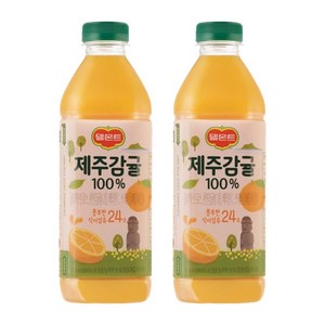 델몬트 제주감귤100% 제주 감귤주스, 2개, 950ml